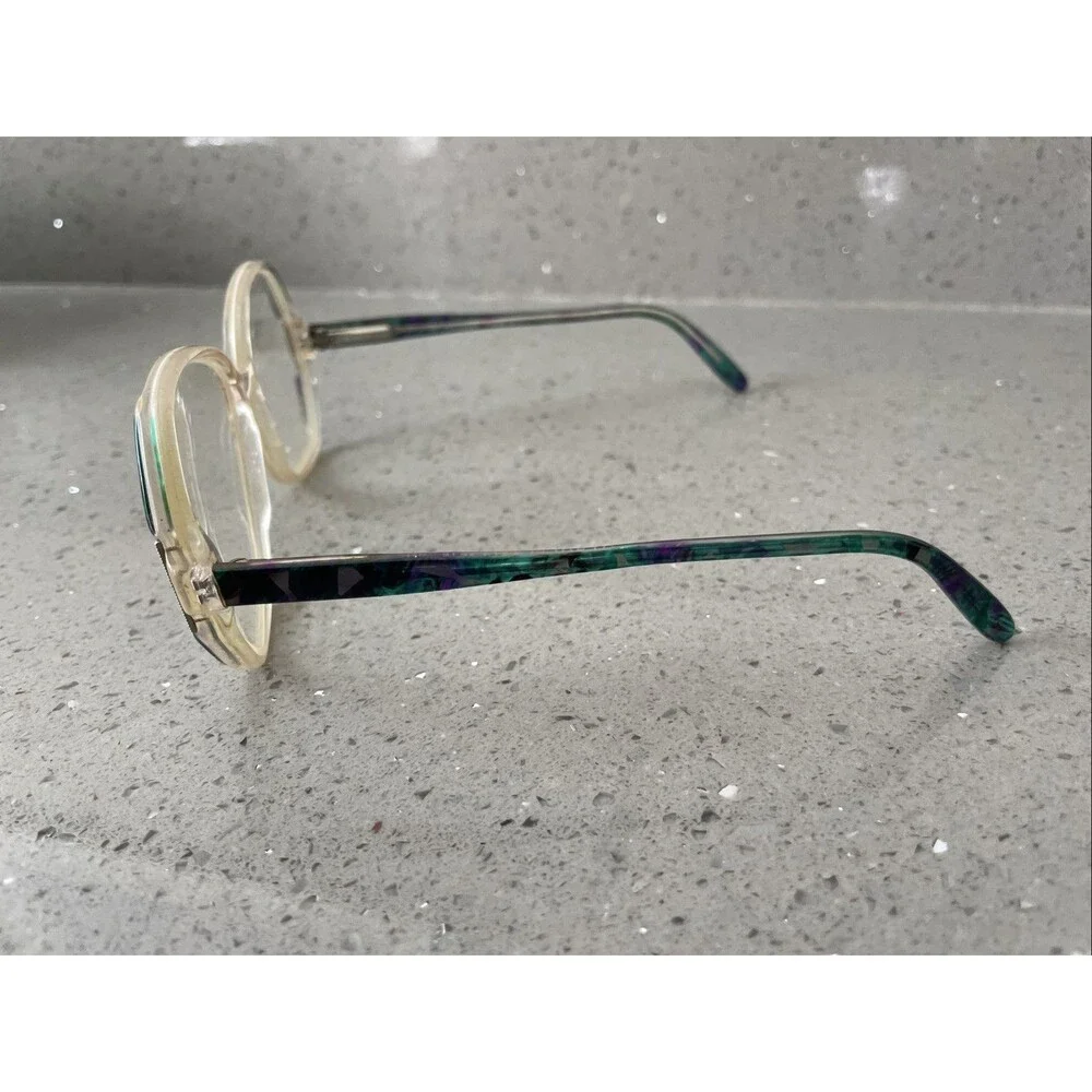 Vtg Safilo Lady Elasta 5638 Eyewear Frames ONLY B77 Round Italy Made 55-14-135